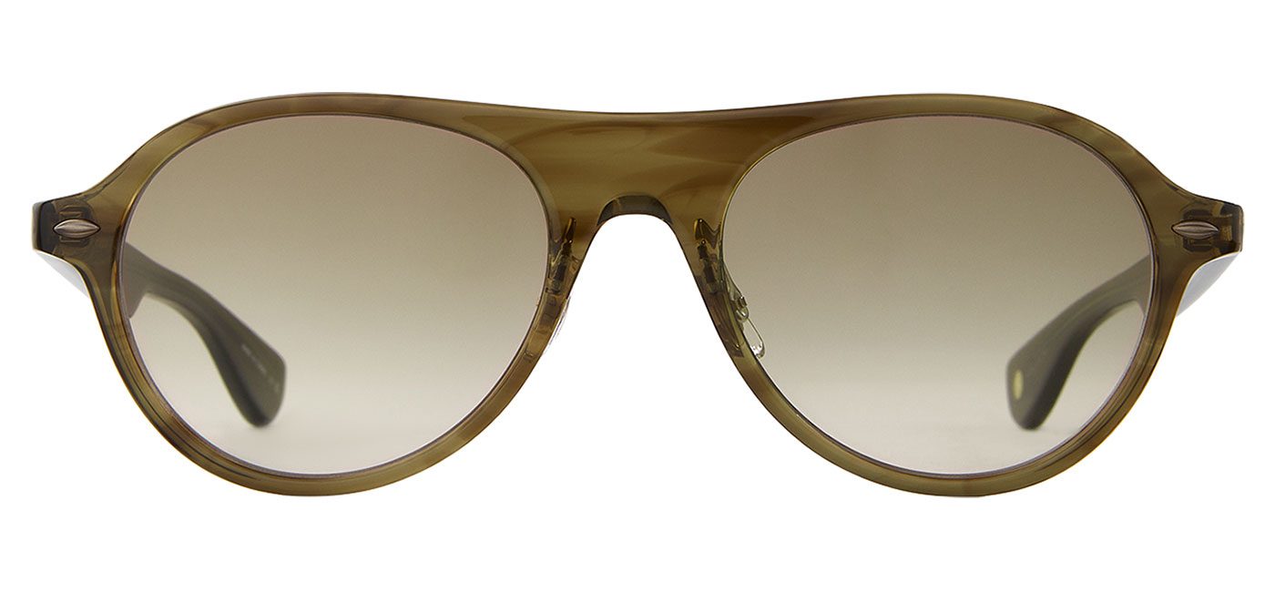 Garrett Leight Lady Eckhart Sunglasses – Olive Tortoise / Olive Gradient 2